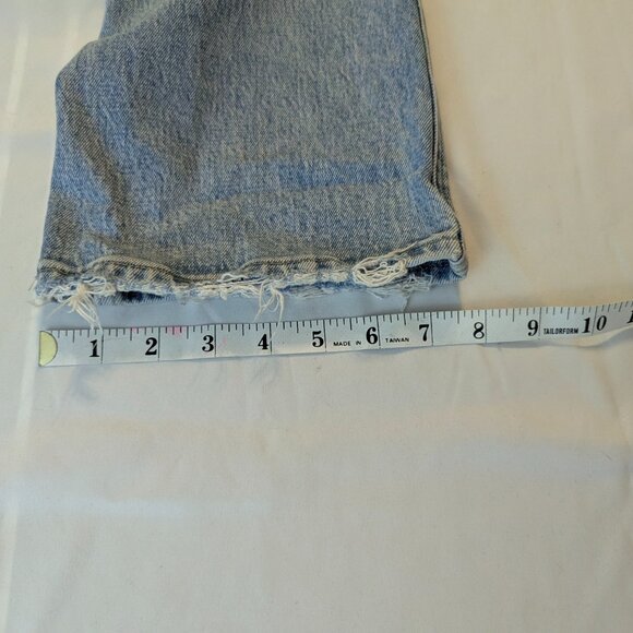 Abercrombie & Fitch Size 26/2 Light Wash Distressed Carpenter's Jeans - Picture 11 of 14